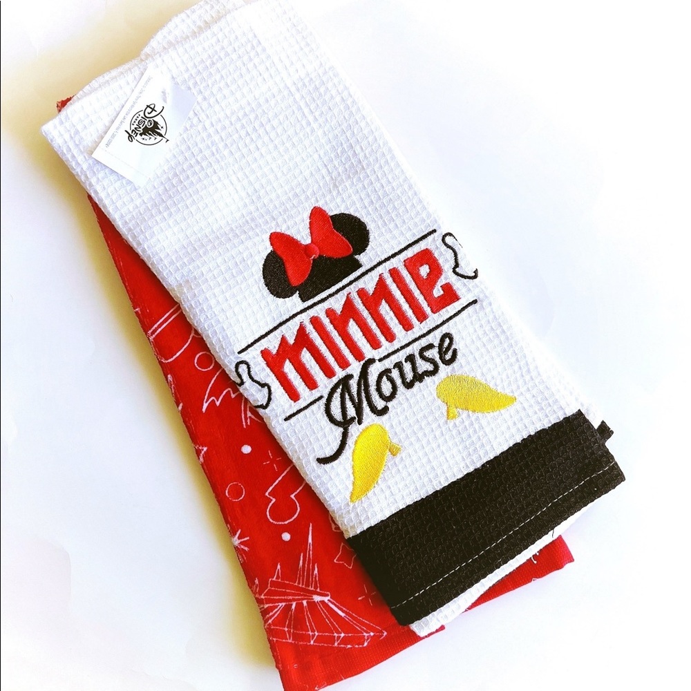Disneyland Minnie Mouse Kitchen Towels